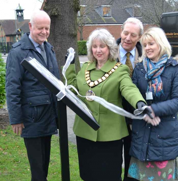 Peartree Interpretation Board is unveiled