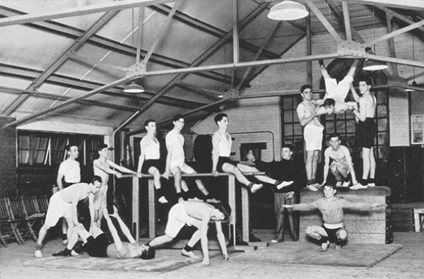 Gymnasium at the Boys' Club Gymnasium at the Boys' Club