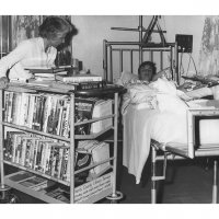QEII-hospital-library-trolley+patient-fb