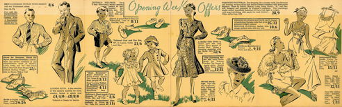 Cover of brochure for opening of the new Welwyn Dept Stores (2)